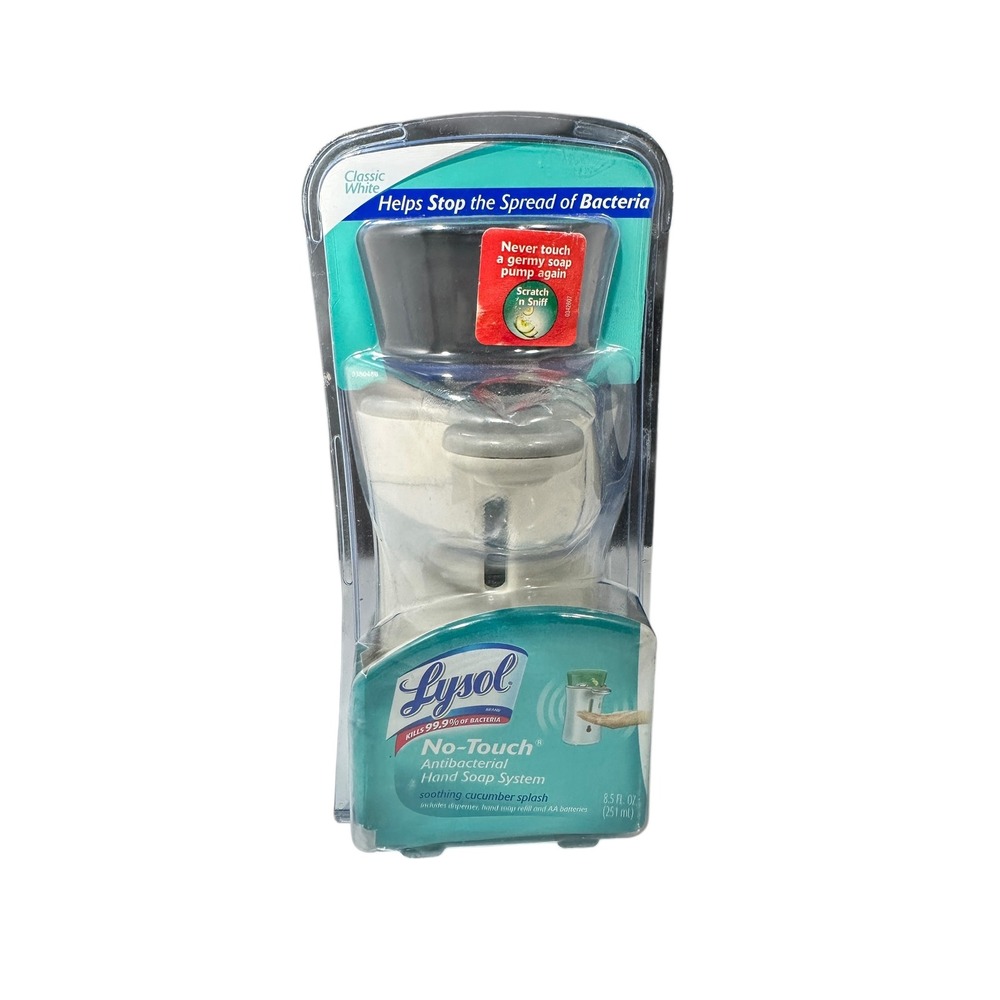 Lysol No-Touch Automatic Soap‎ Dispenser Classic White Discontinued New